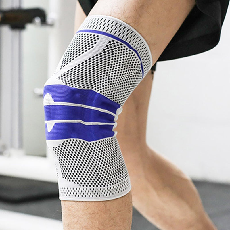Knee Sleeve With Silicone Pad And Spring For Your Free Movement