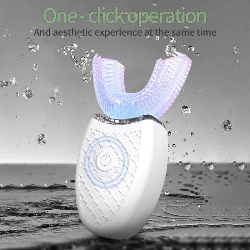 Electric Toothbrush With U-shaped Head For The White Teeth