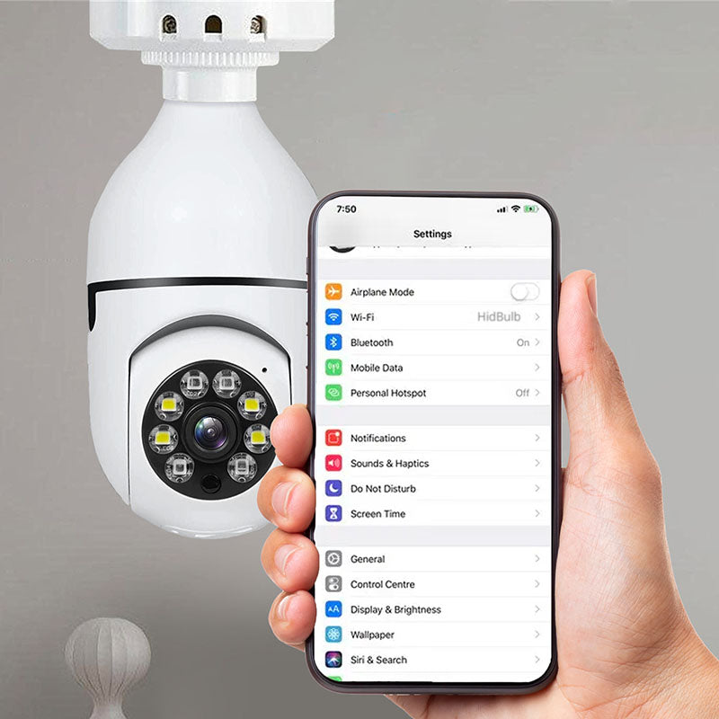Secret Security Cam Bulb For Safety of Your Home